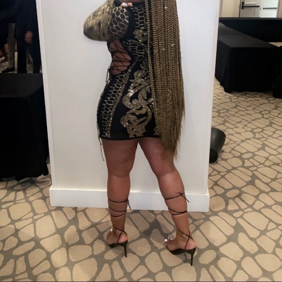 Sexy Sequin Mini Dress - Picture 2 of 8